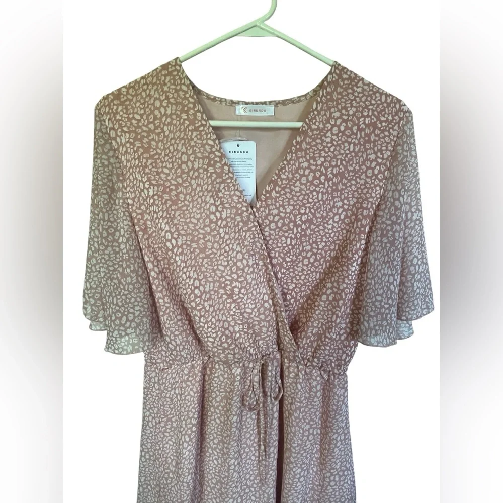 NWT Women’s Pink and White Kirundo Dress in Size Large - Picture 5 of 12